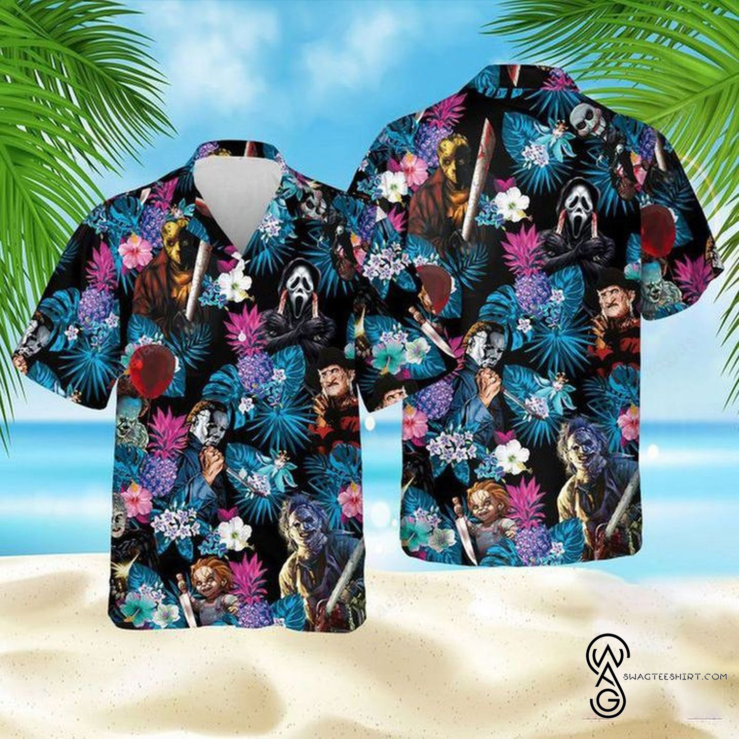 [Top Trending] Tropical Hocus Pocus Movie Halloween Casual Summer Beach Full Printing Hawaiian Shirt